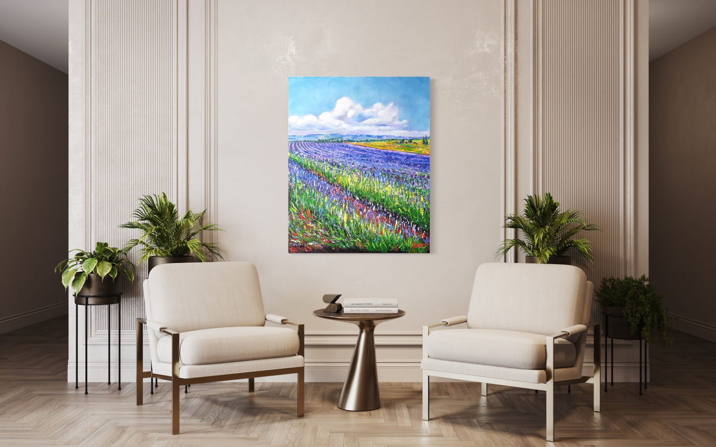 Clouds Over the Lavender Fields