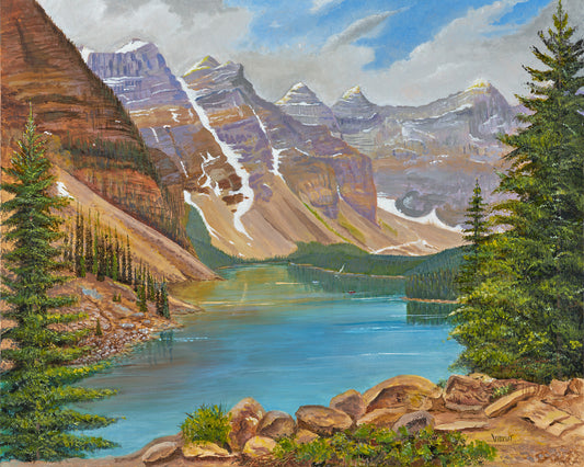 Serene Lake Moraine