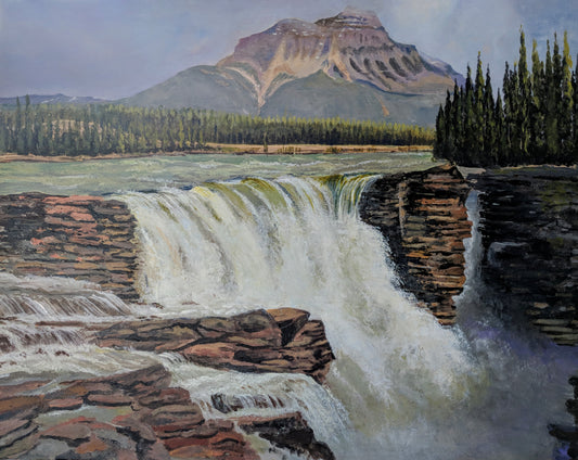 Thundering Athabasca Fall